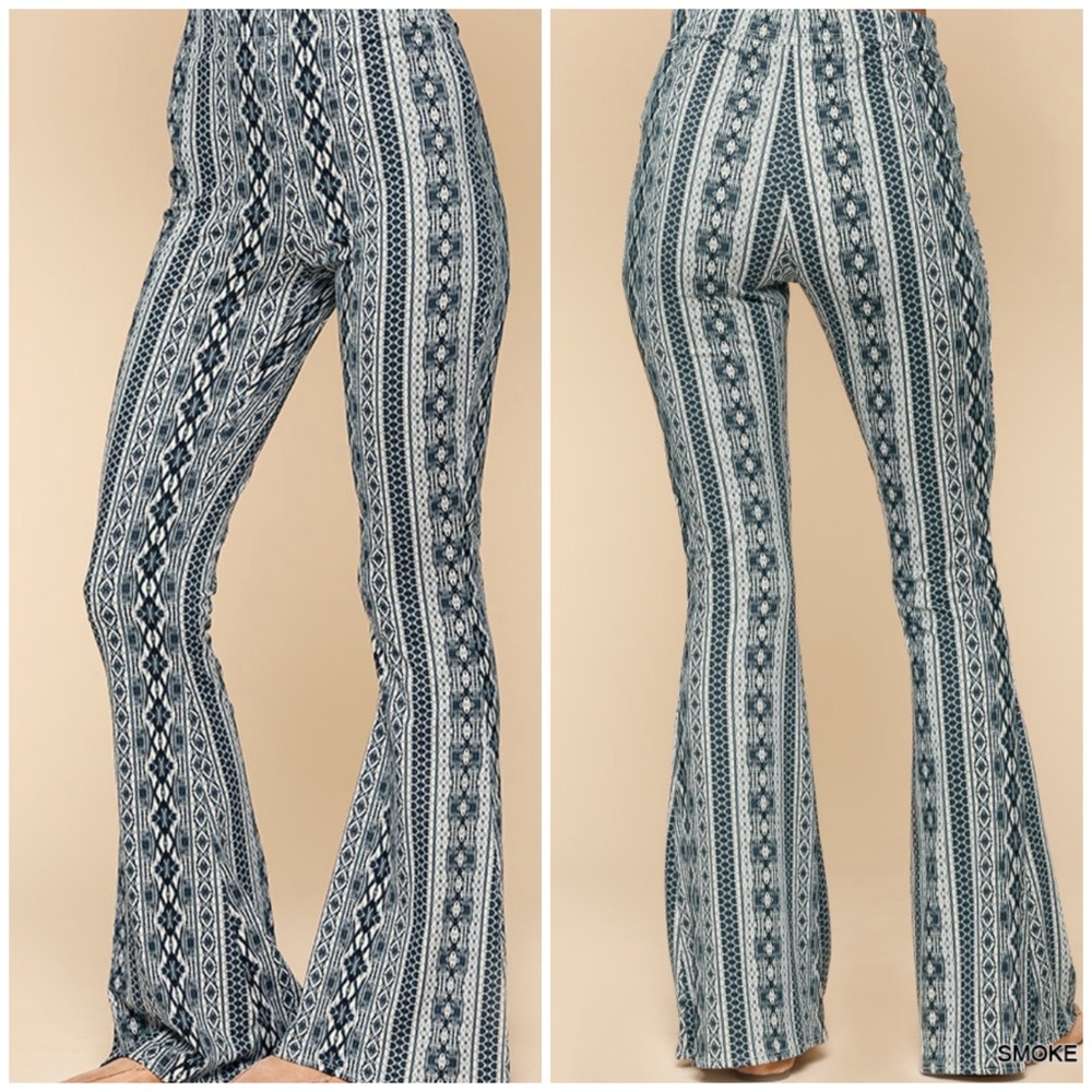 Flared high waisted pants - Picture 1 of 4